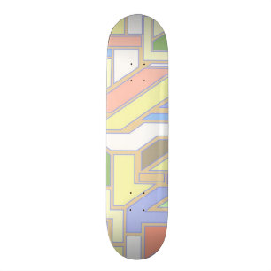 Skateboard Modelo geométrico 3
