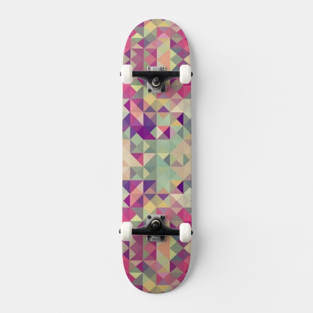 Skateboard Modelo geométrico de los inconformistas del (Anverso)