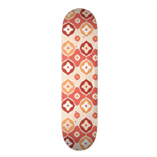 Skateboard Modelo geométrico del ikat de oro