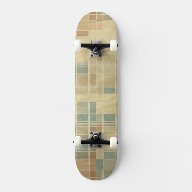 Skateboard Modelo geométrico retro (Anverso)