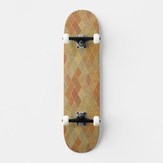 Skateboard Modelo geométrico retro 2 (Anverso)