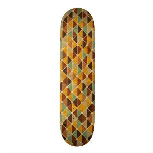 Skateboard Modelo geométrico retro 3