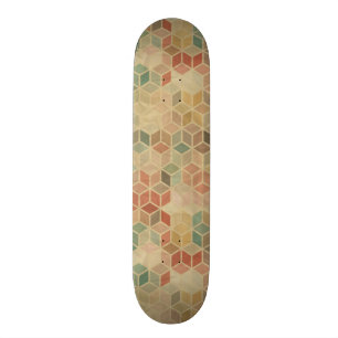 Skateboard Modelo geométrico retro 5