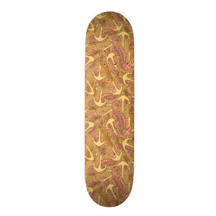 Skateboard Modelo incompleto del Seahorse y del ancla