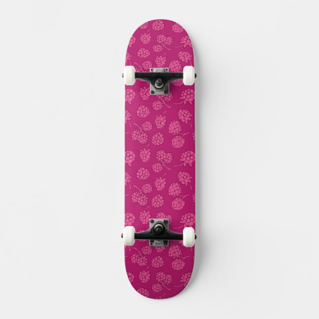 Skateboard Modelo magenta de la baya (Anverso)