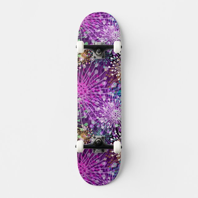 Skateboard Modelo manchado vivo (Anverso)