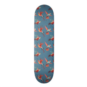 Skateboard Modelo retro del colibrí