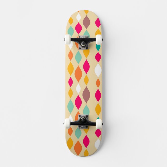 Skateboard Modelo retro del extracto del estilo (Anverso)