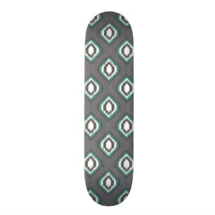 Skateboard Modelo tribal del ikat retro geométrico