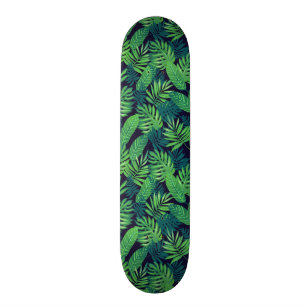 Skateboard Modelo tropical de las hojas