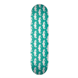 Skateboard Modelo verde azulado 1 del Seahorse