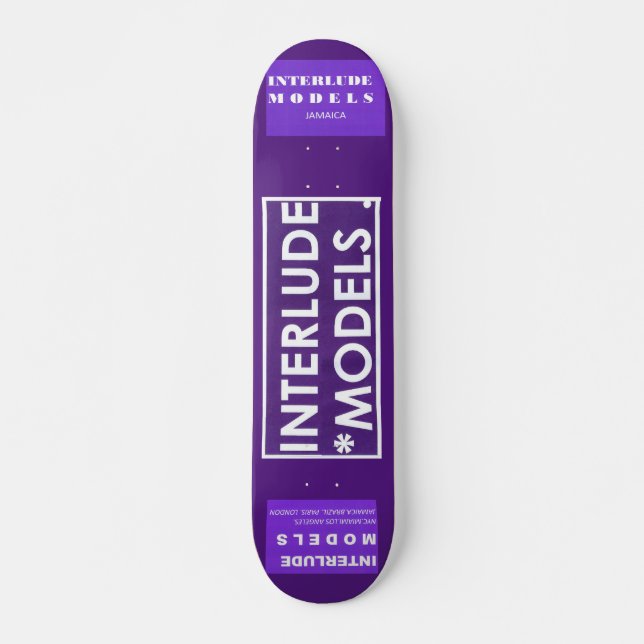 SKATEBOARD MODELOS INTERLUDE  /JMT SKATEBOARD/IPIXTURES SKATE (Anverso )