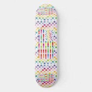 SKATEBOARD MODERN VERSION MULTICOLOR USA/EEUU FLAG MASANSER