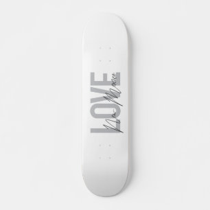 Skateboard Moderno, simple, moda, diseño fresco Amor Nuevo Mé