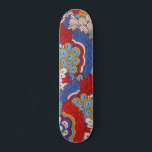 Skateboard Moderno y colorido trendy Diversión Abstracto Patr<br><div class="desc">Este diseño moderno presenta un diseño floral colorido y moderno.</div>
