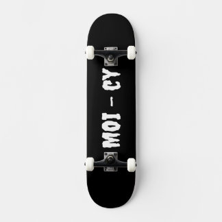 Skateboard MOI - cy Komplettboard in schwarz