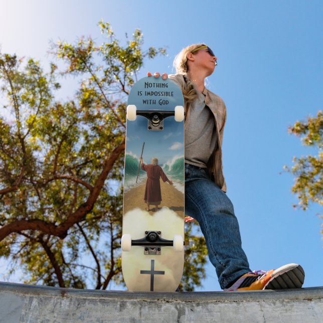 Skateboard Moisés y el Mar Rojo (Exterior 1)