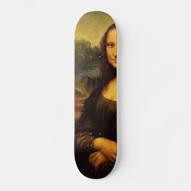 Skateboard Mona Lisa (Anverso)
