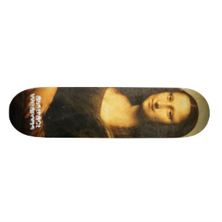 Skateboard Mona Lisa, armas abstractas