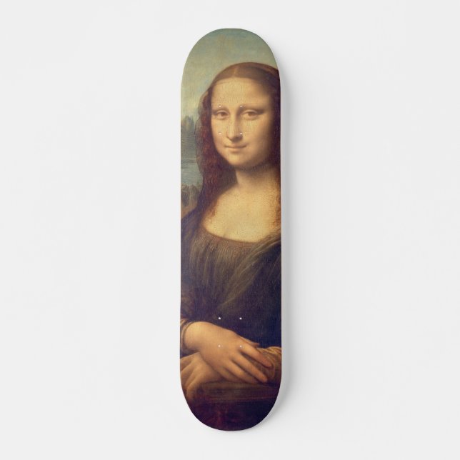 Skateboard Mona Lisa de Leonardo da Vinci (Anverso )