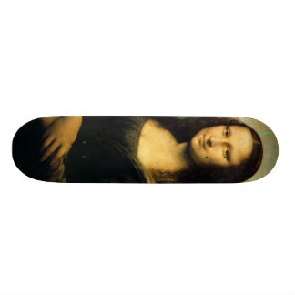 Skateboard Mona-Lisa-pintura