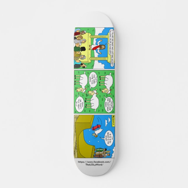 Skateboard Mongo Mutton Skate deck fuera de lugar (Anverso )
