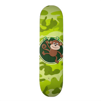 Skateboard Mono; camo verde brillante, camuflaje
