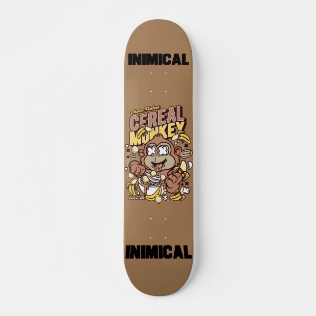 Skateboard Mono de Cereales Ingeniosos (Anverso )