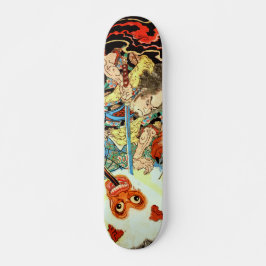 Skateboard Mono de lucha de los samurái japoneses