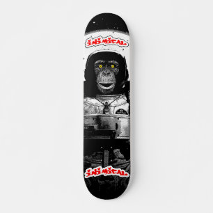Skateboard Mono del astronauta hostil