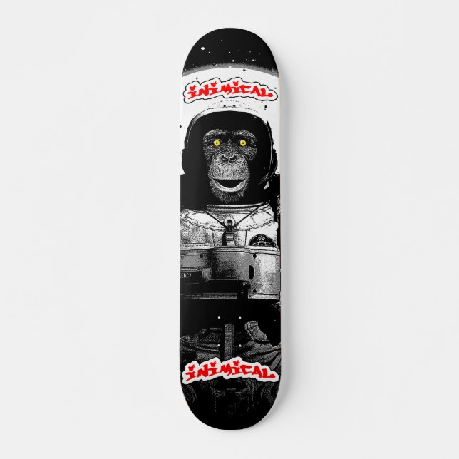 Skateboard Mono del astronauta hostil (Anverso )