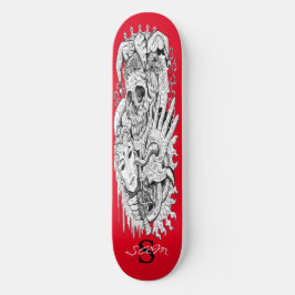 skateboard Monogram Skeleton Court Jester