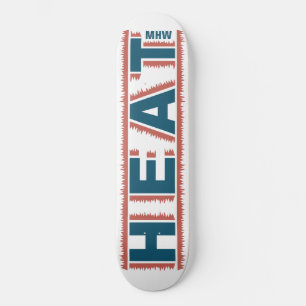skateboard monograma personalizado de CALOR