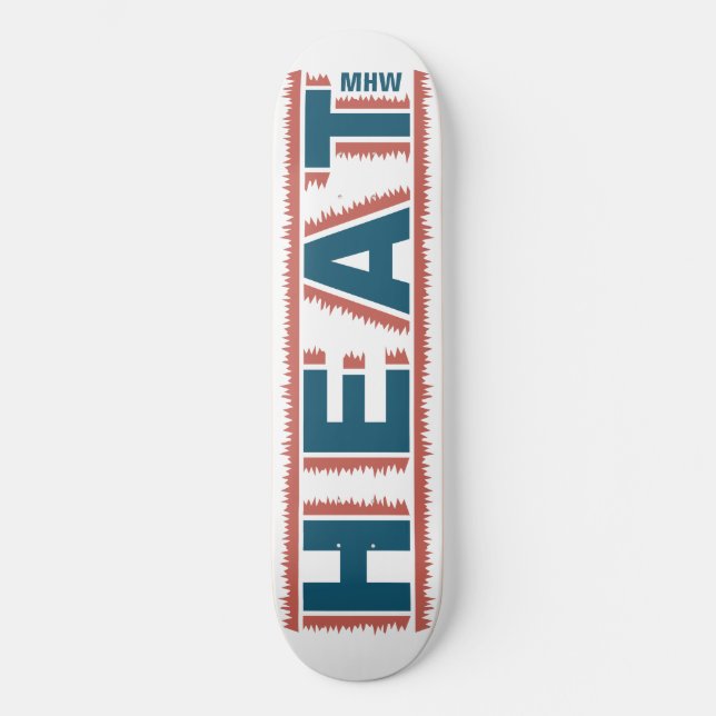 skateboard monograma personalizado de CALOR (Anverso)