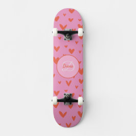 Skateboard Monograma y nombre del tablero de chica