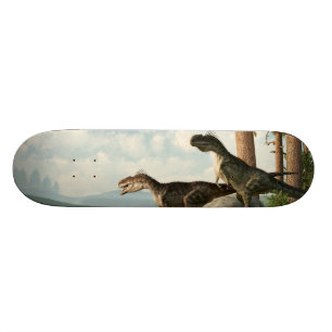 Skateboard Monolophosaurs en la caza