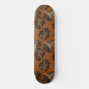 Skateboard Monstera Leo Estampado Animal Glam 3