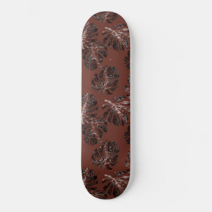 Skateboard Monstera Leo Estampado Animal Glam 7
