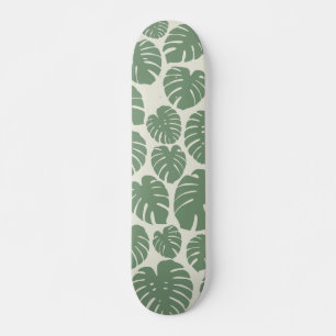 Skateboard Monstera - Verde