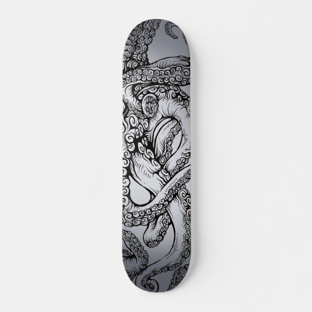 Skateboard Monstruo del Octopus de Tentacle (Anverso )