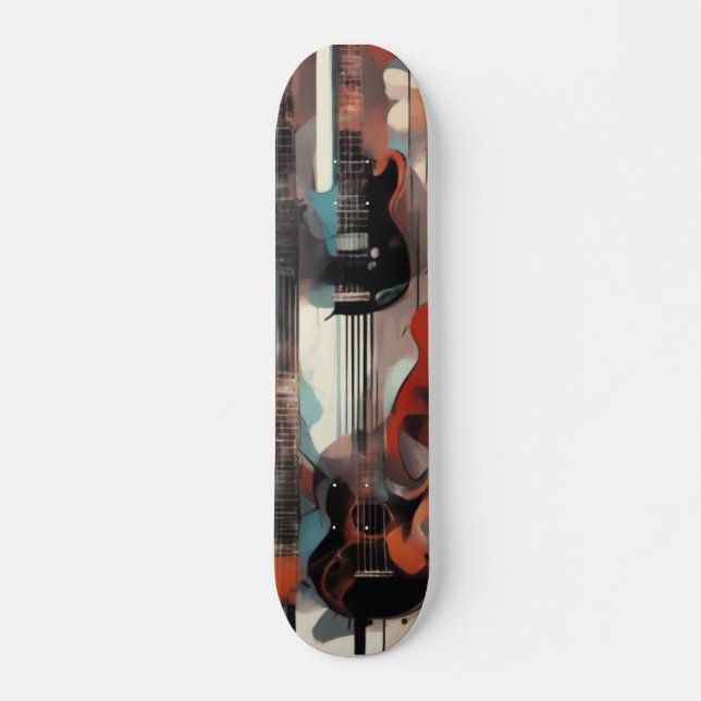 Skateboard Montaje de guitarra (Anverso )