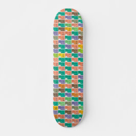 Skateboard Montaje del billete de tren
