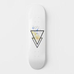 Skateboard Montaña Geométrica