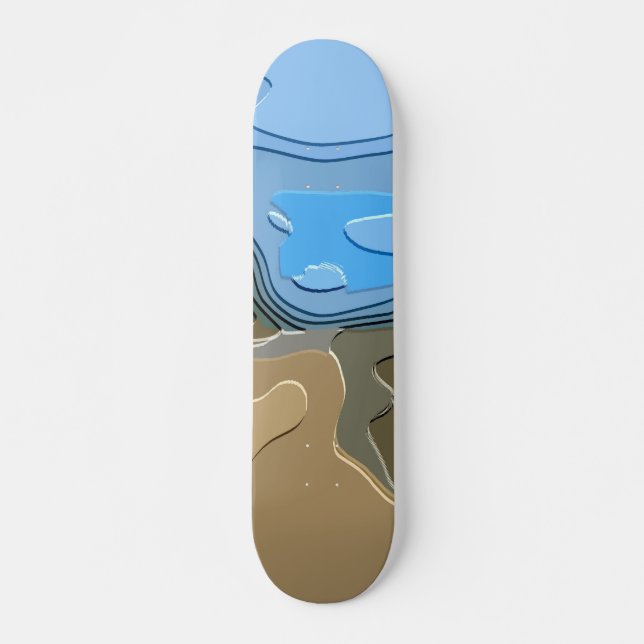 SKATEBOARD MONTAÑAS (Anverso )