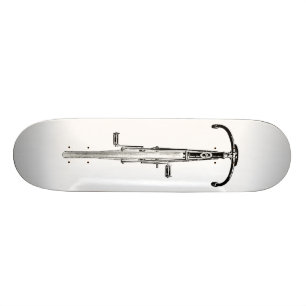 Skateboard Montar a caballo irónico de la bici