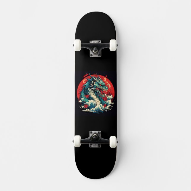 Skateboard Montar Dragón (Anverso)