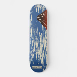 Skateboard Monte Fuji en clima transparente (Fuji rojo) (Hoku