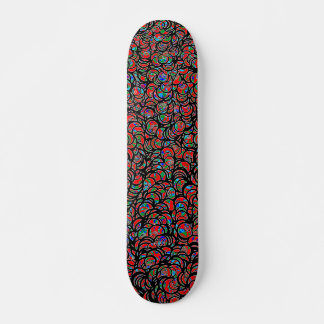 Skateboard Montones de círculos - multicolor