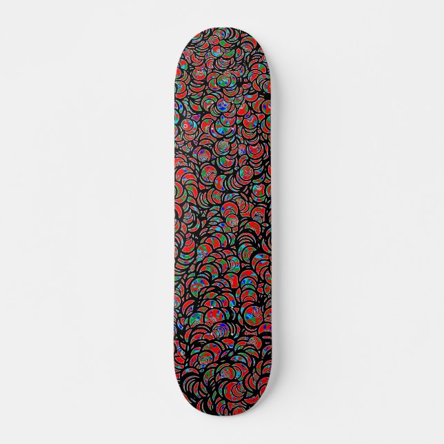 Skateboard Montones de círculos - multicolor (Anverso )