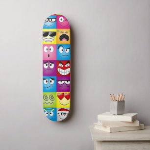 Skateboard Moods and Emoticons